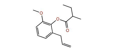 2-Allyl-6-methoxyphenyl 2-methylbutanoate